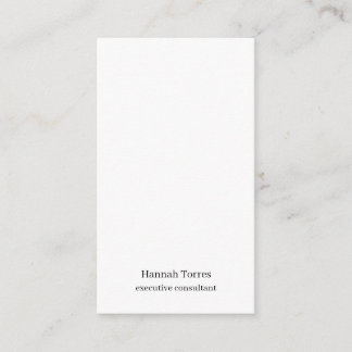 Trendy Black & White Plain Creative Modern Enclosure Card