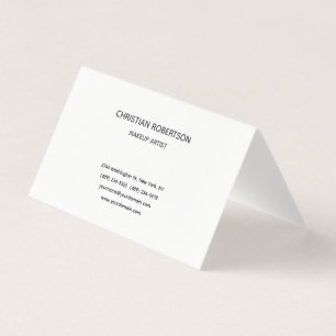 Trendy Black White Professional Stylish Modern Business Card