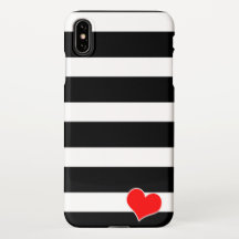 Trendy Black & White Striped