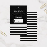 Price Tags with Barcode Retail Sales Tag