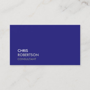 Trendy Blue Attractive Business Card