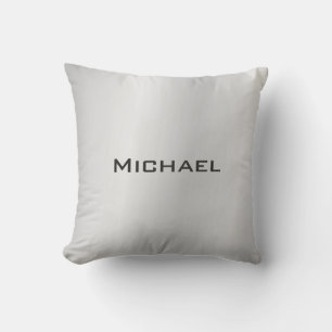 Trendy Blue Silver Grey Modern Professional Cushion