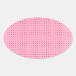 Trendy Blush Pink Colour Custom Blank Template Oval Sticker
