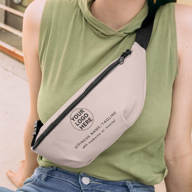 Trendy Blush Pink Company Logo Promotional   Bum Bags (Creator Uploaded)
