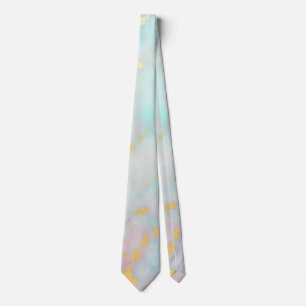 Trendy Blush Pink Mint Gold Luxury Collection Tie