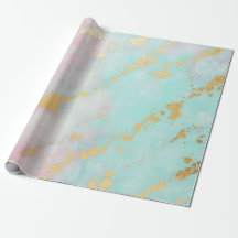 Trendy Blush Pink Soft Mint Gold Luxury Collection