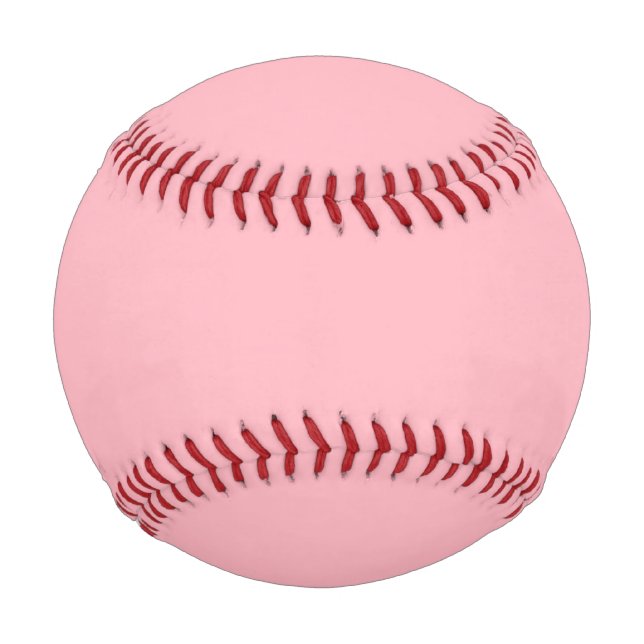 Trendy Blush Pink Solid Colour | Classic Elegant Baseball (Front)