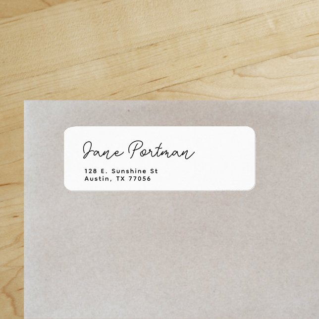 Trendy Bohemian  Minimalist Return Address (Creator Uploaded)