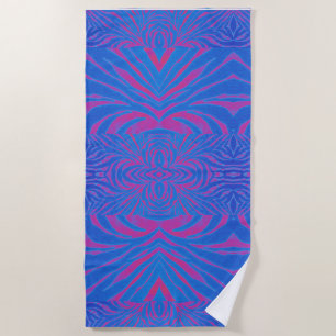 Trendy Boho Tiger Stripe Towel