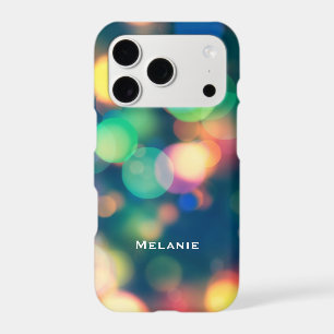 Trendy Bokeh Colourful Bubbles Personalised