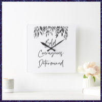 Trendy Bold Courageous Determined