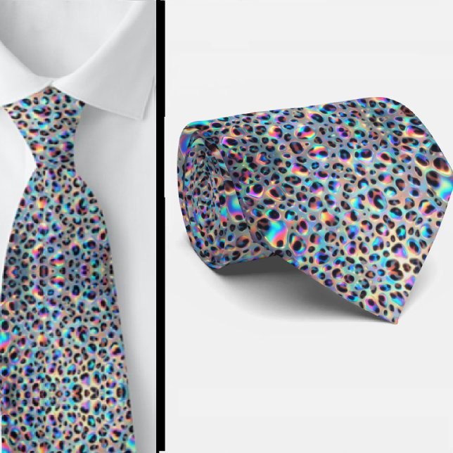 Trendy & Bold | Opal Leopard Print Neck Tie (Creator Uploaded)