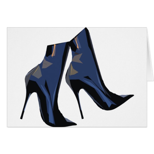 Trendy Boot Art (Front Horizontal)