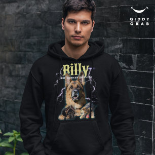 Trendy Bootleg Personalised Dog Photo 90s Hoodie