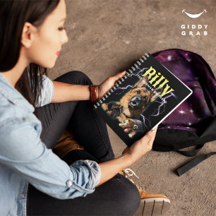 Trendy Bootleg Personalised Dog Photo 90s Planner