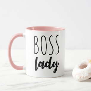 Trendy Boss Lady Typography Mug