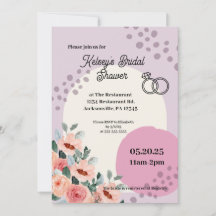 Trendy Bridal Shower Invite