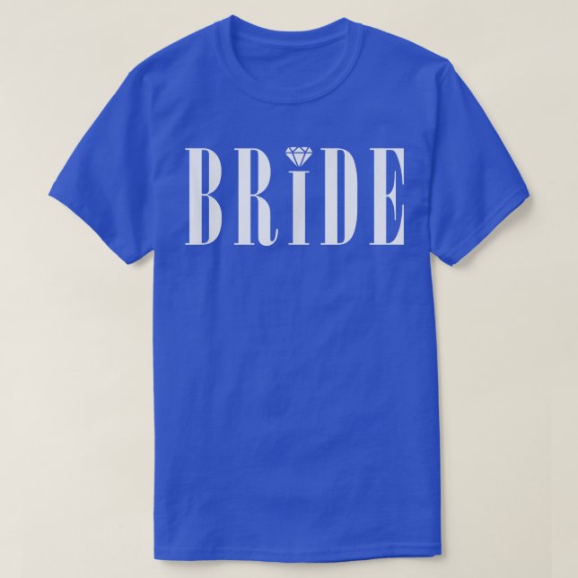 Trendy Bride Diamond Tet Wedding  T-Shirt (Design Front)