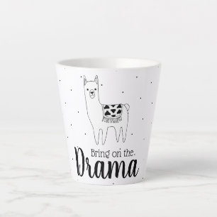 Trendy Bring on the Drama Llama Latte Mug