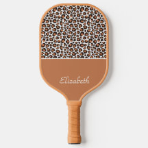 Trendy Brown Leopard Print with Stylish Name