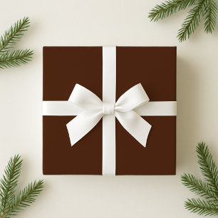 Trendy Brown Solid  colour Christmas Wrapping Pape Paper