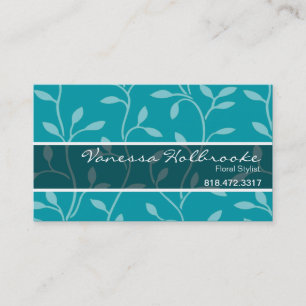 Trendy Bud Vines Business Card template