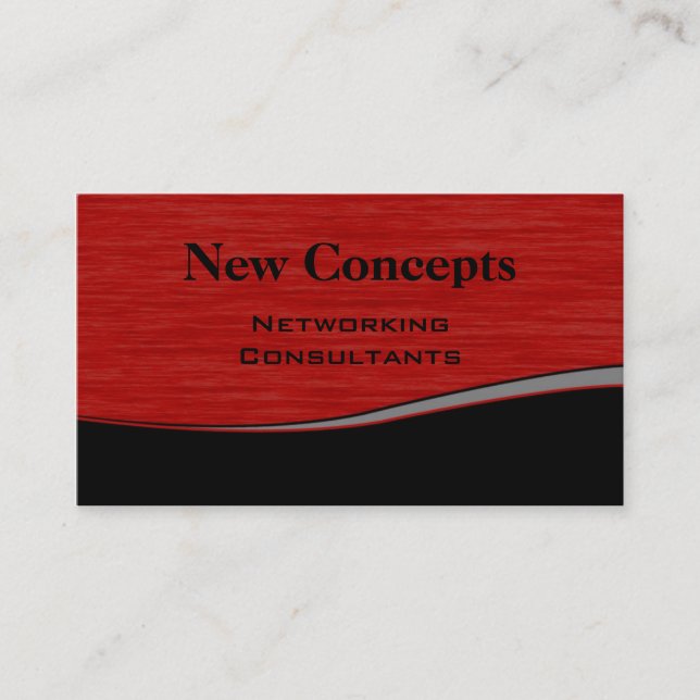 Trendy Business Card (Front)