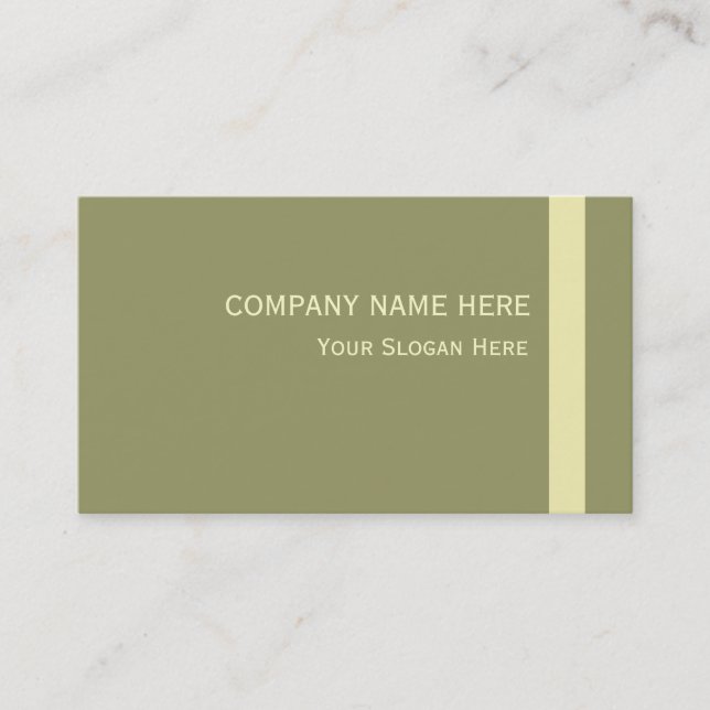 Trendy Business Card (Front)