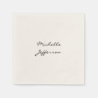 Trendy Calligraphy Script Name Minimalist Chic