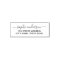 Trendy Calligraphy Script Name Return Address
