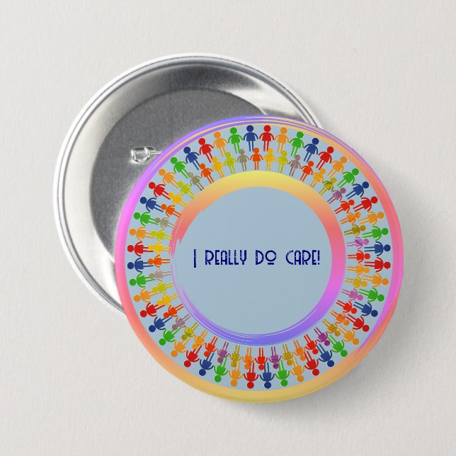Trendy Campaign Colours -  7.5 Cm Round Badge (Front & Back)