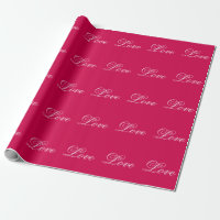 Trendy Carmine Background Love Wedding