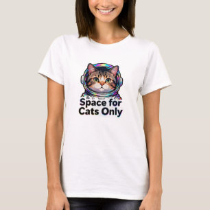 Trendy Cat Mum Holographic Space Cat - Space For T-Shirt