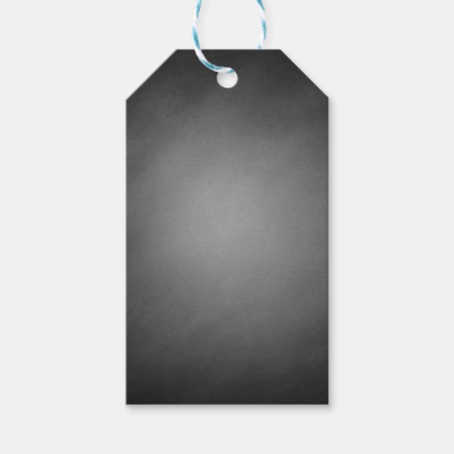Trendy Chalkboard Vignette Gift Tags (Front)