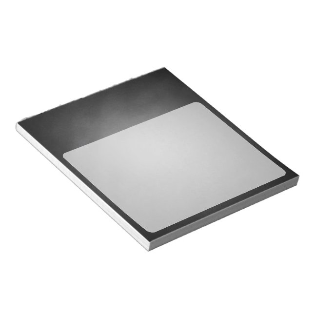 Trendy Chalkboard Vignette Notepad (Angled)