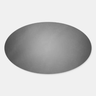 Trendy Chalkboard Vignette Oval Sticker