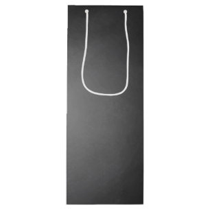 Trendy Chalkboard Vignette Wine Gift Bag