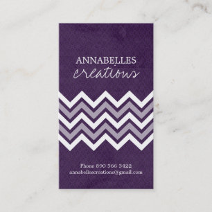 Trendy Chevron Business Cards
