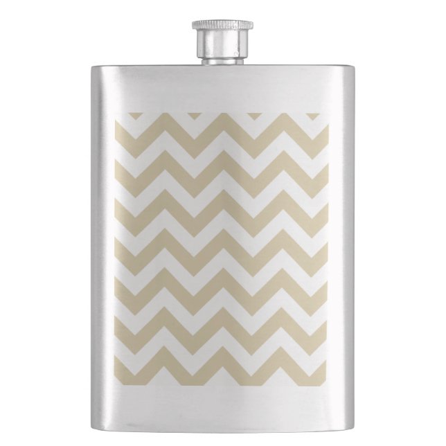 Trendy Chevron Classic Flask (Front)