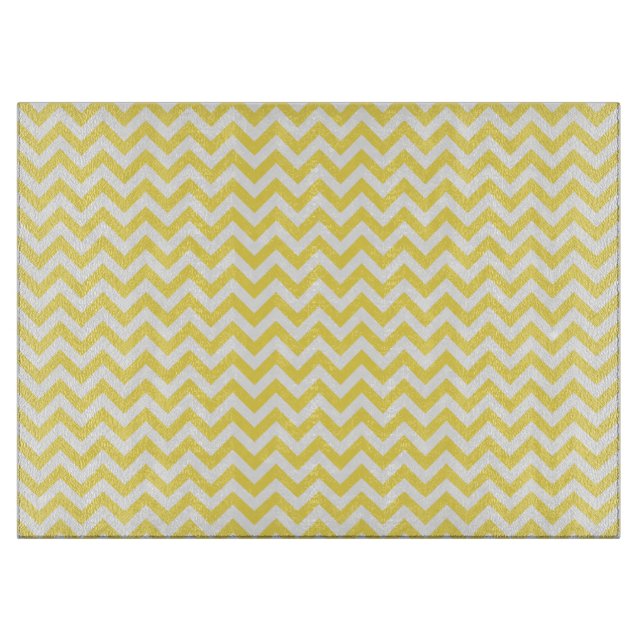Trendy Chevron Cutting Board (Front)