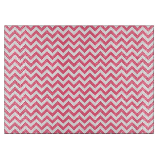 Trendy Chevron Cutting Board (Front)