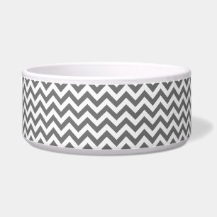 Trendy Chevron Dog Bowl
