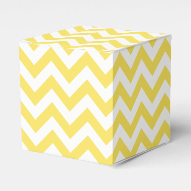 Trendy Chevron Favour Box (Front Side)