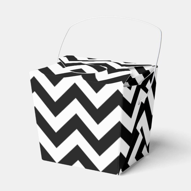 Trendy Chevron Favour Box (Front Side)