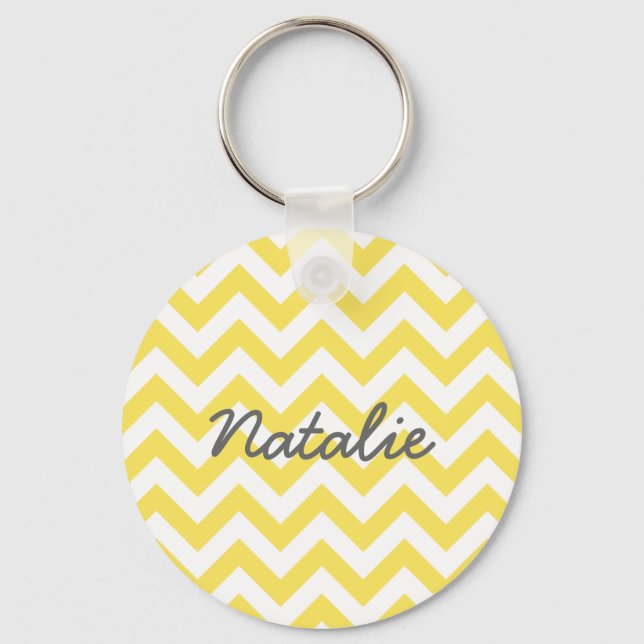 Trendy Chevron Keychain (Front)