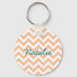 Trendy Chevron Keychain