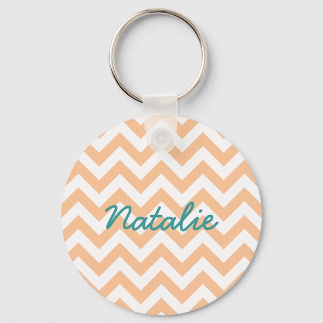 Trendy Chevron Keychain (Front)