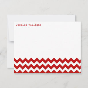 Trendy Chevron Note Cards