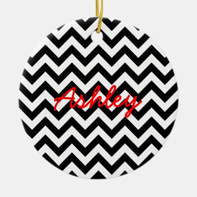 Trendy Chevron Ornament (Front)