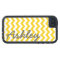 Trendy Chevron Pattern - script name yellow grey